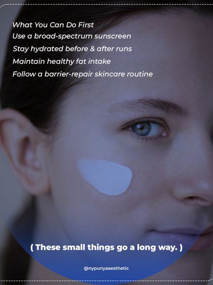 You can take steps to prevent it. Using a broad-spectrum sunscreen, staying hydrated, maintaining healthy fat intake, and following a barrier-repair skincare routine can make a big difference.