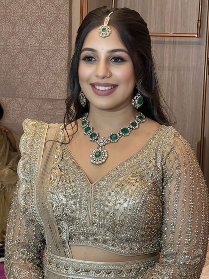 Shwetha Mahadev - Makeup Artistry Training Modern Reception & Sangeet Glam photo 22