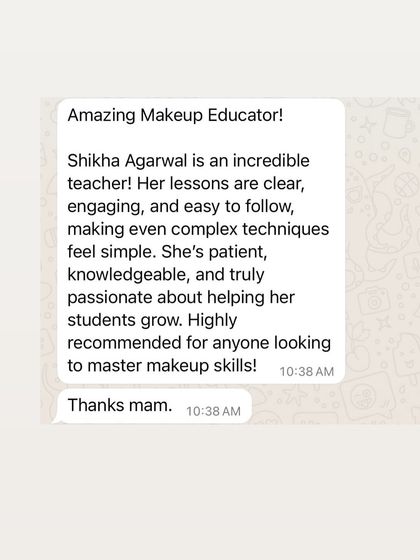 Shikha Agarwal - Personal Self-Makeup Classes Hear From My Students photo 13