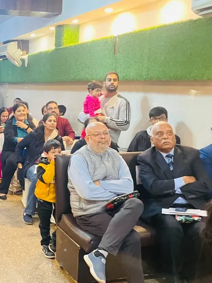 The audience, filled with proud parents and guests, enjoying the performances at our winter event.