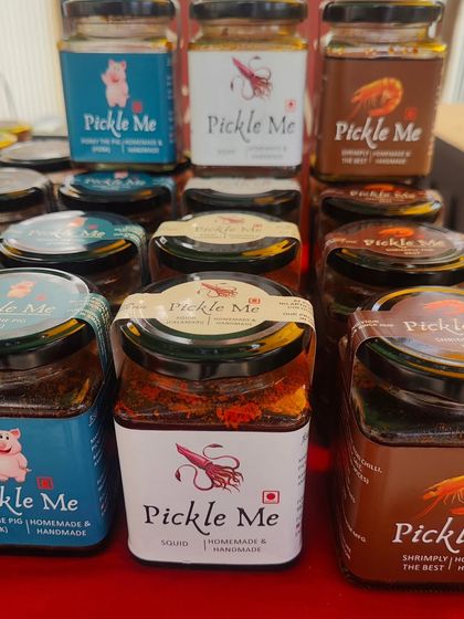 Our non-veg range is packed with variety. From the rich Porky the Pig pickle to our unique Squid pickle and the ever-popular Shrimply the Best, there is a flavour for every meat lover.