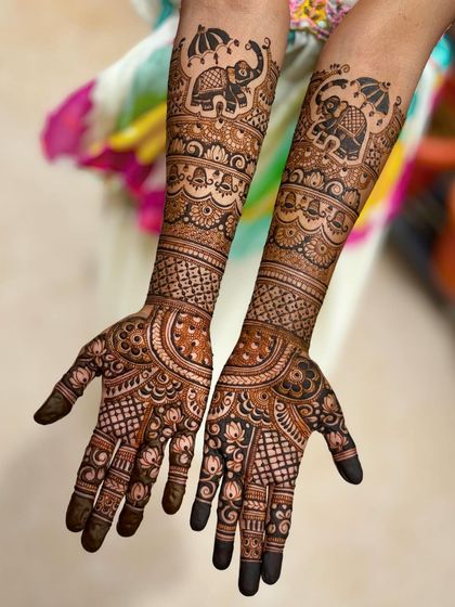 Mitali - Bridal Mehendi Full Bridal Mehendi (Hands) photo 130