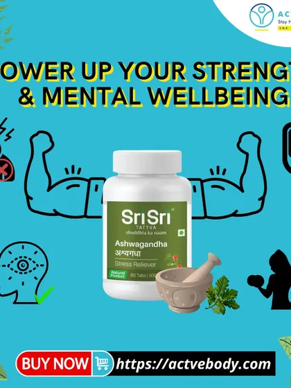 It's time to power up your strength and mental wellbeing with Ashwagandha. This graphic illustrates how this 'King of Ayurvedic Herbs' helps reduce stress, boost energy, and enhance cognitive function.