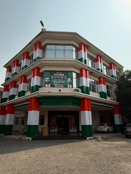 Welcome to our SSBGUIDE Defence Academy campus in Ambala. This is not just a building; it's a factory that produces future officers. We have created an environment of discipline and dedication to prepare you for the National Defence Academy.