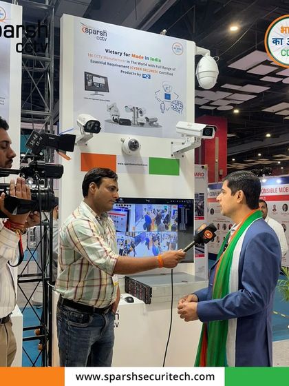 Being interviewed by the media at the Traffic InfraTech Expo. It's a great opportunity to share my vision for the future of traffic management.