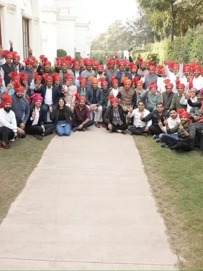 A large group photo from a campaign event, showing the diversity and unity of my supporters. We are truly one family.