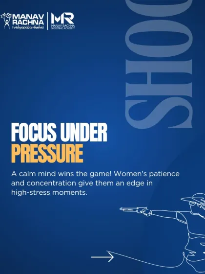 A calm mind wins the game. We recognize that women's innate patience and concentration give them a distinct advantage in high-stress shooting moments.