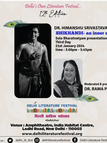 An invitation to the Delhi Literature Festival, where "Shikhandi" was approaching its 100th show. Each performance of this production is a memoir, and I am filled with gratitude for the journey.