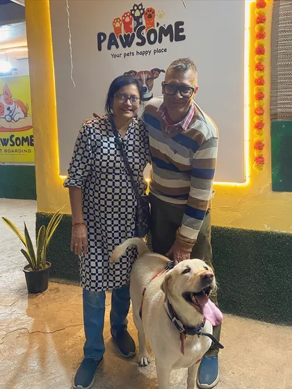 Jony had a wonderful stay with us, and his parents look so happy to have him back.