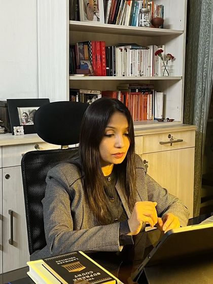 I almost always say yes to guest lectures, even late at night, because teaching feels like a part of my heritage. Here I am preparing for a lecture on prison laws and recent landmark bail judgments for LLM students at Parul University.