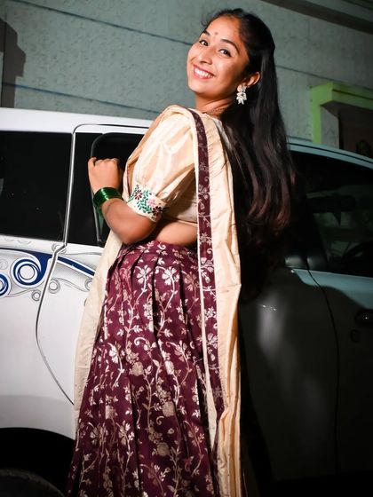 CB Rental Dresses - Women's Occasion Wear Rental Langa Davanis (Half Sarees) photo 9