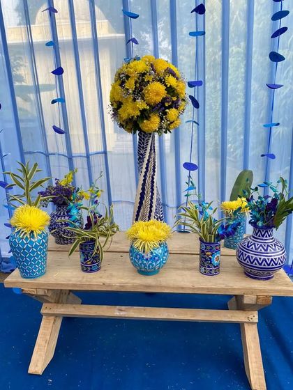 Vibrant Haldi & Mehendi Functions photo 91