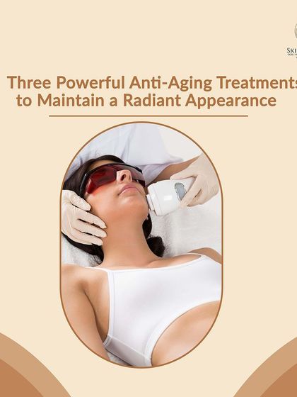 We offer a range of powerful anti-aging treatments to help you maintain a radiant appearance. This image captures a moment during a non-invasive procedure designed to rejuvenate the skin and combat the signs of aging effectively.