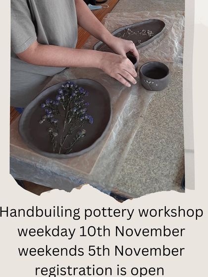 Registration is open for my November hand-building workshops. Come and create something beautiful with clay.