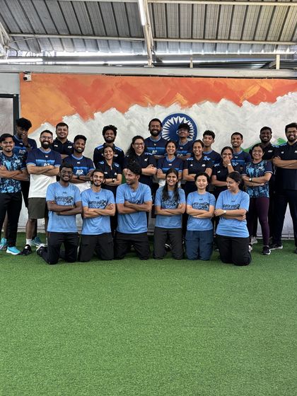 The RSF team in our new apparel. A team that is united in its purpose to make the country stronger, faster, and healthier, one athlete at a time.