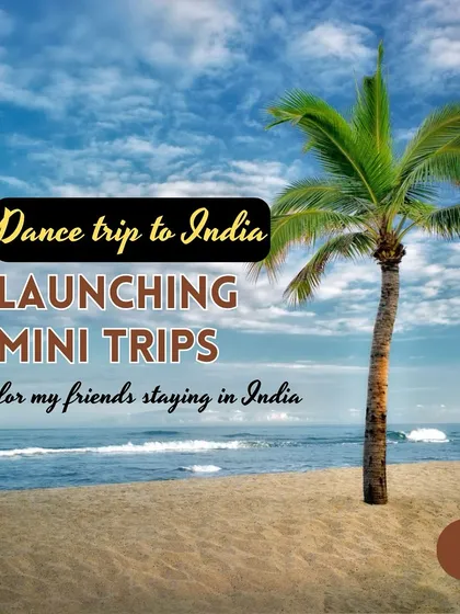 We're launching mini dance trips for our friends in India. Get ready to dance, travel, and repeat in some of the most beautiful locations.