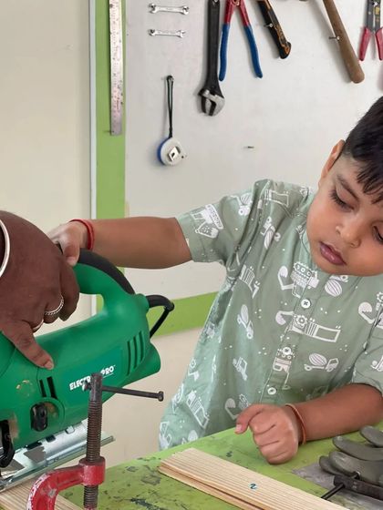 Little Wings Innovation Labs - Engineering & Maker Workshops Woodworking Wonders photo 5