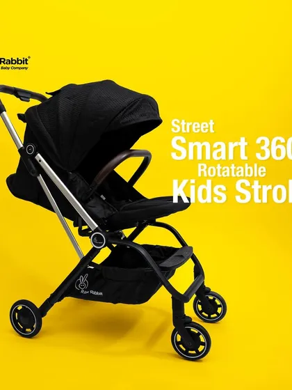 This image for R for Rabbit combines a clean product shot with clear, bold text. This graphic overlay style is highly effective for social media ads and online catalogs, quickly communicating the product's key features.