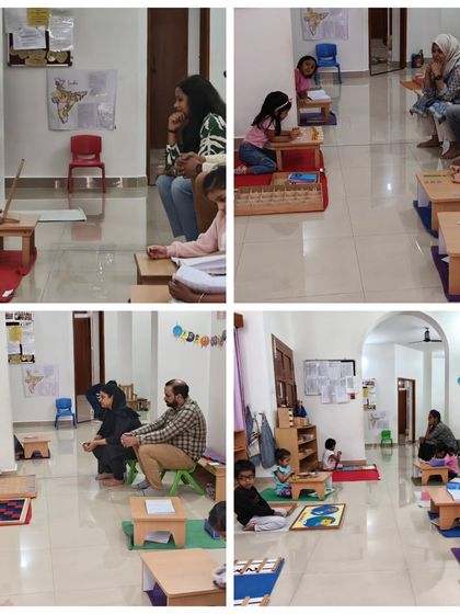 Parent observation is a cornerstone of our partnership. It provides a quiet, uninterrupted opportunity for parents to see their child in the Montessori environment, gaining valuable insights into their concentration, independence, and joy in learning.