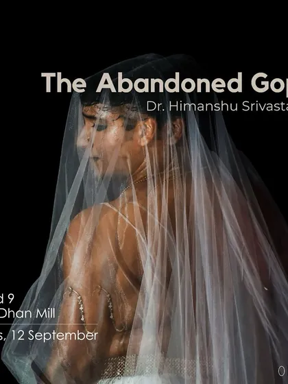 This poster for my solo production, "The Abandoned Gopi," captures the essence of my work: exploring lesser-known, poignant tales from our mythology. The performance delves into a rare story of Lord Shiva's transformation, a narrative of complete surrender and devotion.