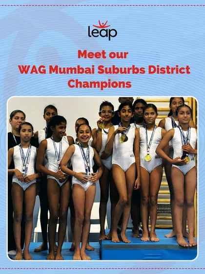 Meet our WAG Mumbai Suburbs District Champions. These girls trained, trusted, and triumphed, and we could not be prouder of their collective effort and spirit.