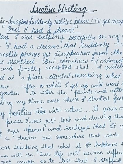 I gave my students a prompt: "Imagine a world without mobile phones." Their responses, in both story and poetry form, were so imaginative and insightful. It's amazing to see them think critically and creatively about the world around them.