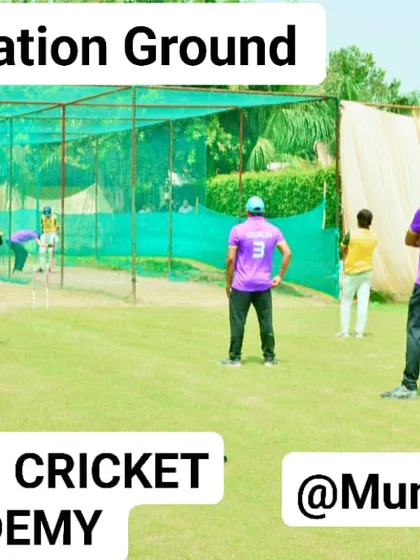 Munaf Patel observing a net session at our academy. Having a World Cup winner on the ground gives our players immense confidence and valuable insights.