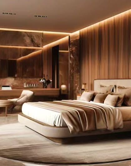 Dreaming in Colors & Textures - Modular Interiors & Room Renovation Serene Master Bedrooms photo 22