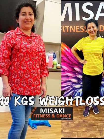 Another one of our members celebrating a 10 kg weight loss. Notice the change not just in weight, but in posture and confidence.