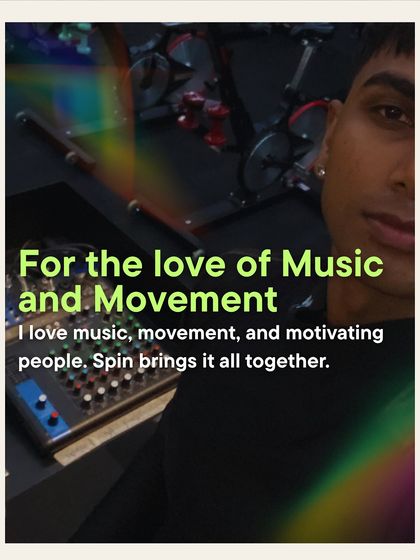 Dev's love for music, movement, and motivating people all comes together on the podium.