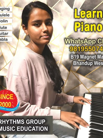 This student is enrolled in our piano course, learning the fundamentals of playing. Our curriculum is designed to cater to both beginners and those looking to advance their piano-playing skills.