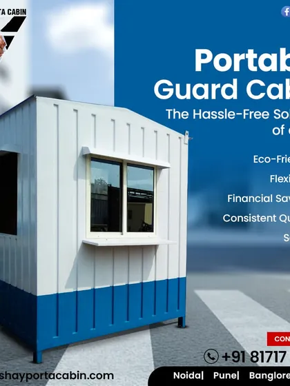 A portable guard cabin is a hassle-free solution for site security. My cabins offer flexibility, financial savings, and consistent quality, ensuring a safe and reliable post for your security personnel.