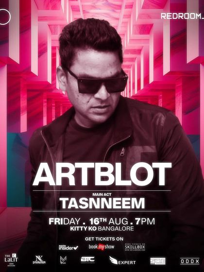 My personalized flyer for a Redroom Friday at Kitty Ko, supporting the talented Tasnneem. I played both the opening and closing sets.