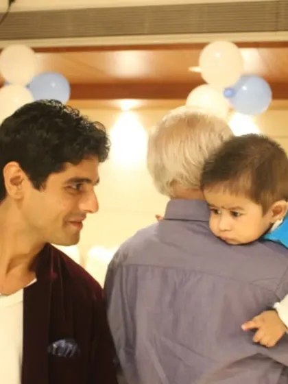 A sweet moment with the birthday boy. I am experienced in hosting events for children and know how to make them feel comfortable and happy.