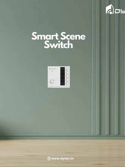 This Smart Scene Switch is the key to effortless comfort. It can trigger custom scenes like "Unwind After Work," transforming your arrival into a moment of pure peace.
