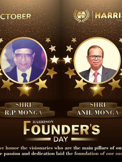 On Founder's Day, I honor the visionaries, Shri R.P. Monga and Shri Anil Monga. Their passion and dedication are the pillars of my brand, and their legacy inspires me to innovate and excel every single day.
