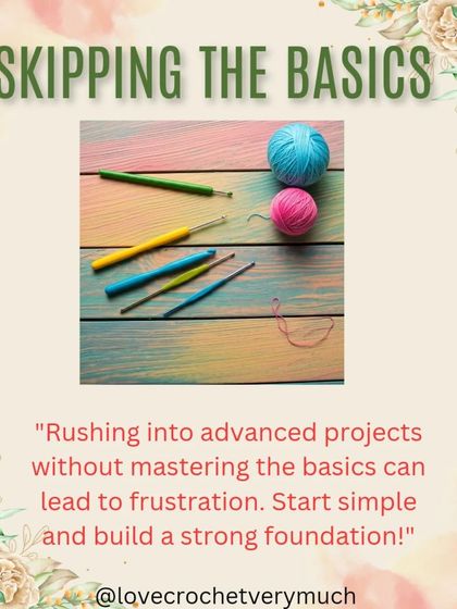 To level up your crochet game, avoid these common mistakes. Don't skip the basics, choose the right yarn, find a proper hook grip, swatch and measure your work, and remember to take breaks.