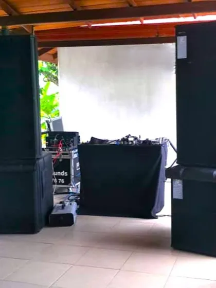 In addition to decor, I provide essential event equipment rentals. This includes professional DJ speaker systems and consoles, and I handle the complete setup to ensure your event has high-quality sound without any hassle.