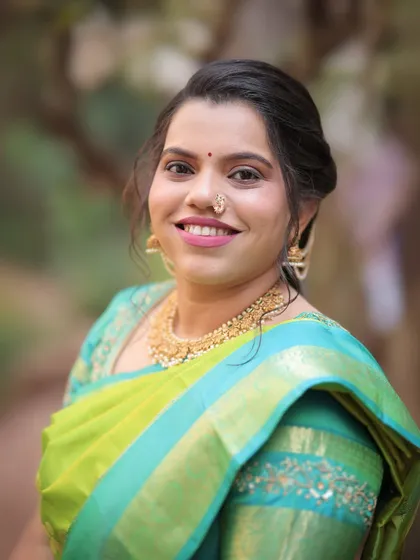 A happy, smiling portrait of the bride. My goal is always to make my brides feel comfortable and gorgeous, and her smile is the best reward.