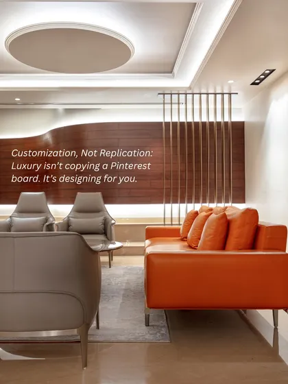 True luxury is customization, not replication. Our goal is never to copy a Pinterest board, but to design a home that is a unique reflection of you.