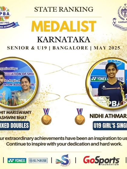 Yadav Pro Badminton Academy - Professional Badminton Coaching Programs State & Zonal Tournament Winners photo 25