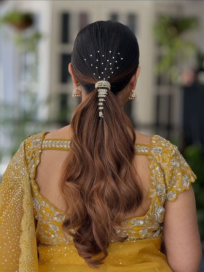 Bhavya Achar - Bridal & Occasion Styling Romantic Open & Half-Up Styles photo 80