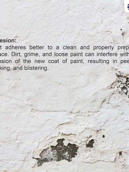 Proper surface preparation is key for superior paint adhesion. By removing all dirt and loose particles, we guarantee that your new paint job will not peel, crack, or blister over time.