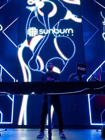 The custom visuals at Sunburn are always next level, creating an amazing backdrop.