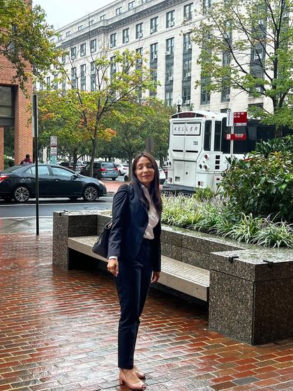 A moment captured on a rainy day in Washington D.C. My work often takes me abroad to assist NRI clients. These trips are intense, filled with meetings and legal work, but movement and a change of scenery help manage the stress that comes with high-stakes cases.