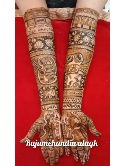 Raju Mehendi - Bridal Mehendi Custom Portraits: Your Story on Your Hands photo 17