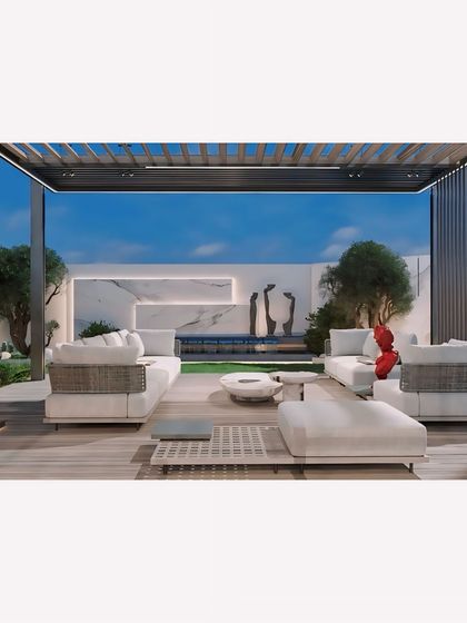 A duplicate of image 23, showcasing the complete outdoor living area.