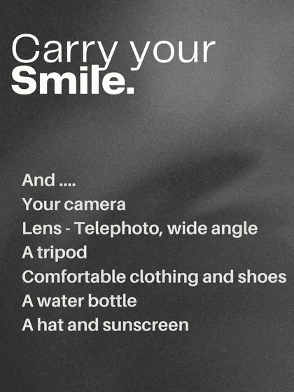 The most important thing to bring is your smile and a willingness to learn. This list covers the essential gear, including your camera, lenses, and comfortable clothing, so you are fully prepared for our two days in the field.