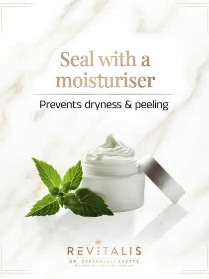 Retinol Rule: Seal with a Moisturiser. Following up with a good moisturiser helps prevent the dryness and peeling that can sometimes occur when starting retinol. This is also known as the "sandwich technique." 