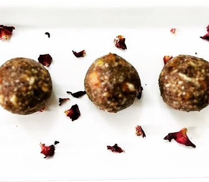 This is my protein laddu, a perfect post-workout snack. It's made with a powerful blend of peanuts, sesame, dates, and a mix of super seeds to refuel your body naturally.